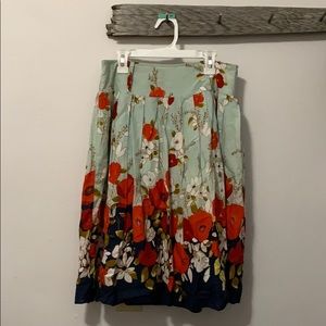 Floral Full Skirt. 100% Cotton